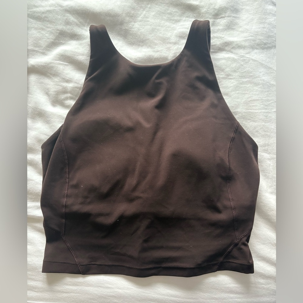 Lululemon align high neck tank in espresso